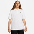 Camisa Polo Masculina Nike Manga Curta Club SS Pique BRANCO/PRETO
