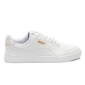 Tênis Puma Shuffle Unissex BRANCO/OURO