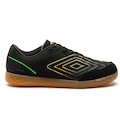Chuteira Futsal Adulto Umbro Br PRETO/VERDE