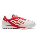 Chuteira Society Adulto Umbro Adamant Master Class Pro Bump England VERMELHO/BRANCO