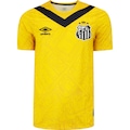 Camisa do Santos 24 Umbro Masculina Torcedor AMARELO/PRETO
