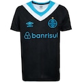 Camisa do Grêmio III 24 Umbro Juvenil PRETO/AZUL CLA