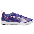 Chuteira Society Infantil Puma Ultra 5 Play AZUL