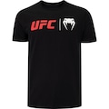 Camiseta Masculina UFC Venum Manga Curta Classic PRETO