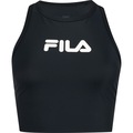 Top Fitness sem Bojo Fila Média Sustentação Train Long Elastic PRETO