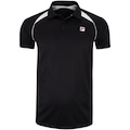 Camisa Polo Masculina Fila Tennis Line II PRETO/BRANCO