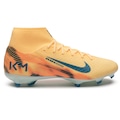 Chuteira de Campo Adulto Nike Air Zoom Mercurial Superfly 10 Academy Kylian Mbappé LARANJA/AZUL
