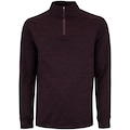 Blusão Masculino Oxer Half-Zíper ROXO ESCURO