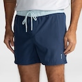 Bermuda Masculina Oxer Swim Liso Contraste AZUL/AZUL CLARO