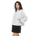 Jaqueta Feminina Ever Print Textura Packable Oxer CINZA