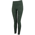 Calça Legging Feminina Oxer Camuflada Premium Média Compressão Cós Baixo VERDE ESCURO