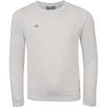 Camiseta Infantil Adams com Manga Longa Compressão Proteção UV Refletivo BRANCO