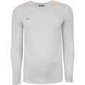Camiseta Masculina Adams Manga Longa Compressão Proteção UV Refletiva BRANCO