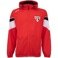 Jaqueta do São Paulo Corta-Vento Masculina VERMELHO