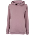 Blusa de Moletom Feminina Oxer com Capuz Canguru ROSA CLARO