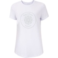 Camiseta Feminina Oxer Manga Curta Estampada Refletivo BRANCO