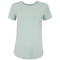 Camiseta Feminina Oxer Manga Curta Estampada Refletivo VERDE CLARO