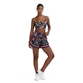 Short Feminino Farm Voo Passaros Nylon AZUL ESC/ROSA