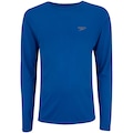 Camiseta Speedo Manga Longa Protection - Masculina AZUL CLA/CINZA