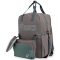 Mochila ASICS Kyoto 3 em 1 MARROM/VERDE