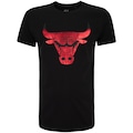Camiseta do Chicago Bulls NBA Masculina Gloss N0143 PRETO
