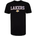 Camiseta do Los Angeles Lakers NBA Masculina Cubic N0147 PRETO
