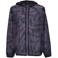 Jaqueta Corta-Vento Infantil ASICS com Capuz Kumadori ROXO ESC/ROXO
