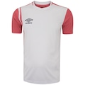 Camiseta Masculina Umbro Manga Curta England Pack BRANCO/VERMELHO