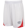 Calção Juvenil Umbro England Pack BRANCO/VERMELHO