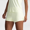 Short Feminino ASICS Pinstripe 2 em 1 Bolso Interno VERDE CLARO