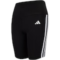 Bermuda Juvenil adidas Biker 3 Stripes PRETO/BRANCO