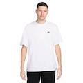 Camiseta Nike Manga Curta Sportswear Tee Club Max BRANCO