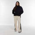 Blusão Nike com Capuz Sportswear Tech Fleece Oversized Hoodie PRETO/PRETO