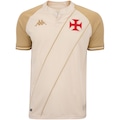 Camisa do Vasco da Gama III 24 Kappa Masculina Torcedor BEGE