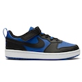 Tênis Nike Court Borough Low Recraft - Júnior AZUL ESC/PRETO