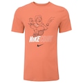 Camiseta Masculina Nike Manga Curta Dri-Fit HO24 SALMAO