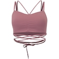Top Fitness Nike com Bojo  Indy Strapy Baixa Sustentação Adulto ROXO CLARO