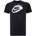 Camiseta Masculina Nike Manga Curta Tee Run DNA PRETO