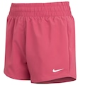 Short Infantil Nike Dri-fit One Woven HR ROSA ESCURO