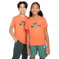 Camiseta Infantil Nike Manga Curta Sportswear JDI HBR PESSEGO