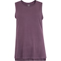 Camiseta Regata Feminina Oxer Alongada ROXO ESCURO