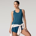 Camiseta Regata Feminina Oxer Vivos New PETROLEO