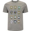 Camiseta do Brasil CBF Masculina Evolução CINZA MESCLA