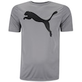 Camiseta Masculina Puma Active Big Logo Tee CINZA
