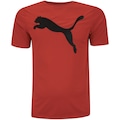 Camiseta Masculina Puma Active Big Logo Tee VERMELHO