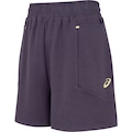 Short Feminino ASICS Rocortes Tokyo ROXO ESCURO