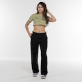 Blusa Cropped Vans Night Bloom Crew II - Feminino VERDE