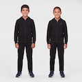 Conjunto de Agasalho Infantil ASICS Interlock Aberto PRETO