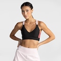 Opção de cor PRETO de Top Fitness com Bojo Removível Vestem Média Sustentação Emma Adulto