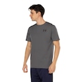 Camiseta Masculina Under Armour Manga Curta Sportstyle Left Chest CINZA/PRETO